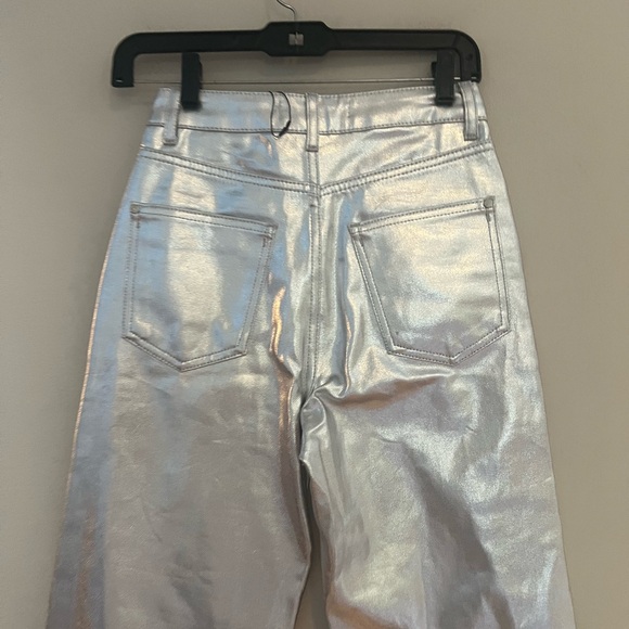 Zara woman’s Silver Wide Leg Pants - Picture 13 of 13